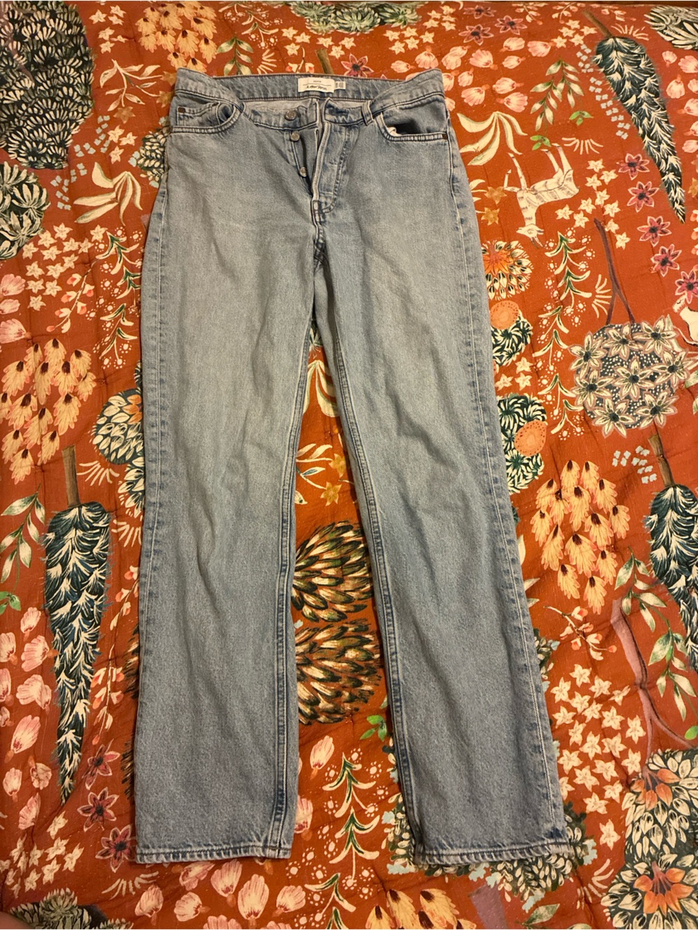 & Other Stories Light Blue Straight Leg Jeans